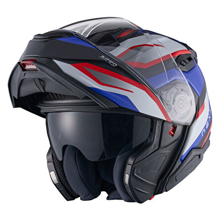 X.LIFETOUR PRO MILE MAT MAVİ-KIRMIZI KASK