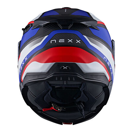 X.LIFETOUR PRO MILE MAT MAVİ-KIRMIZI KASK