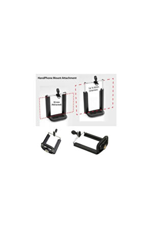 Telefon Tutucu Aparat Tripod Bağlantısı