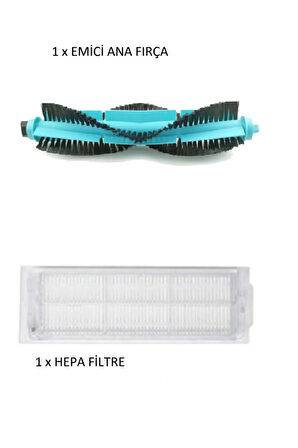 Xıaomı Mop Pro - Vıomı V2 V3 Uyumlu Ana Emici Fırça Ve Hepa Filtre