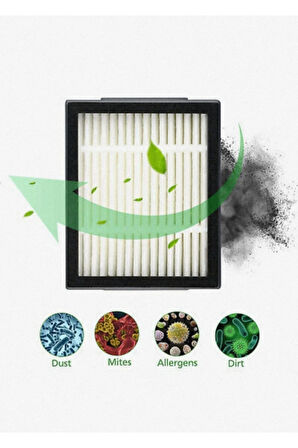 Irobot I7 E5 E6 Uyumlu Hepa Filtre , Rulo Fırça