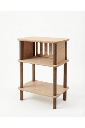 Linde Komodin Minimalist MDF lam ve Ahşap ayaklı Tasarım ; Yatak odası - Oturma odası - Ofis
