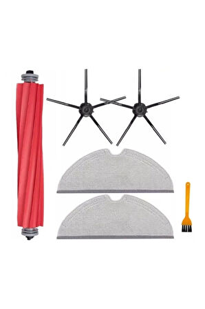 Roborock Q7 Max Ve Max Plus Uyumlu Fırça Mop Seti