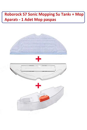 S7 Sonic Mopping Ultra Plus max Su Deposu Haznesi Mop aparatı ve 1 adet Paspas