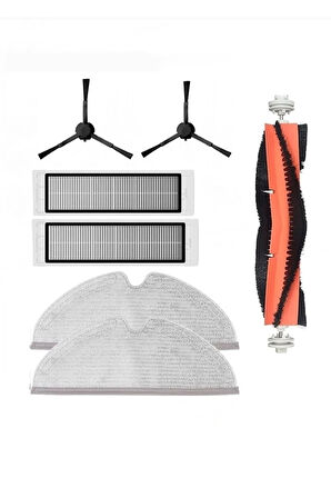 Mop 2 Pro (3D) Uyumlu Vakum Mop Robot Süpürge Filtre, Fırça Set