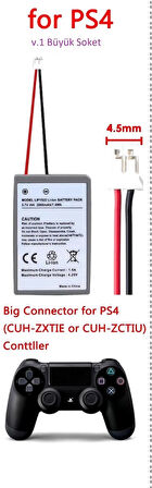 PS4 V1 Oyun Kolu slim /Pro Battery Sony PlayStation 4 DualShock V1 3.7V. 2000 mah polimer pil