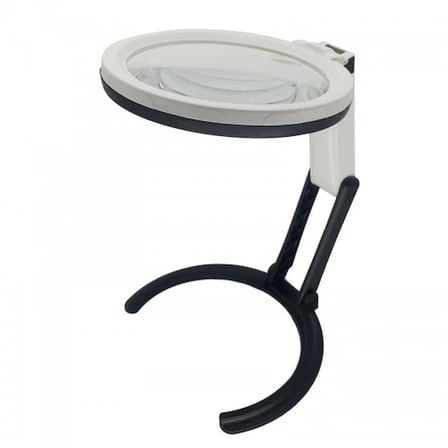 Nikula-2x5x120mm   10 Ledli  Masaüstü Büyüteç ( Lisinya )