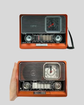 Nostaljik Radyo – Şık Dekoratif Tasarım ve Güvenli 2 Yıl Garanti - Lisinya