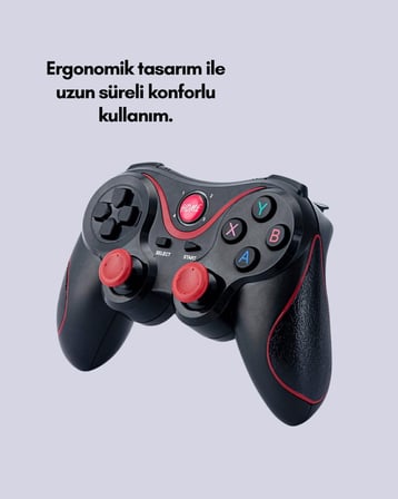 Uzun Pil Ömürlü Kablosuz Oyun Kumandası PC Telefon Tablet İçin - Lisinya