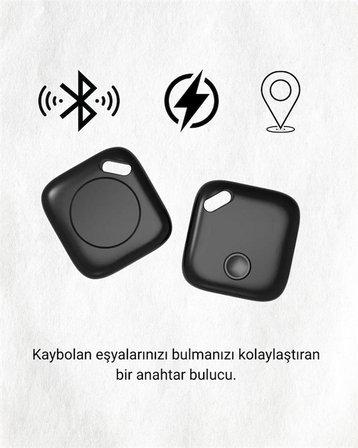 Bluetooth Destekli Akıllı Takip Cihazı | Mobil Uygulama Kontrollü | Kaybolan Eşyalar İçin Konum Bulm
