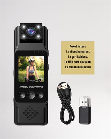 Kablosuz WiFi Bağlantılı Full HD Mini Kamera – Döngüsel Kayıt ve Hareket Algılama Özellikli - Lisiny