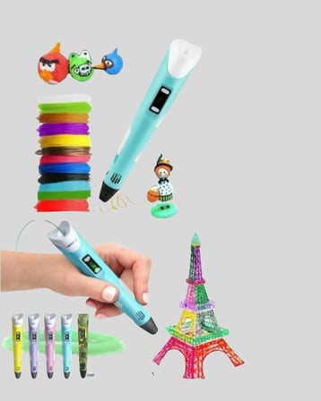 Çocuklar İçin Güvenli 3D Yazıcı Kalem - Lisinya