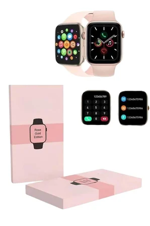 Yeni Nesil Kadın Akıllı Saat Rose Gold Android ve İos Uyumlu - Lisinya