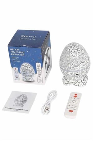 Gece Lambası Yumurta Işık Speaker Yeni Nesil Dinozor Yumurtası Görünümlü - Lisinya