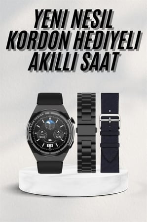 En Çok Tercih Edilen Akıllı Saat Amoled Ekran Nabız Sensörü GPS Uyumlu Adımsayar - Lisinya