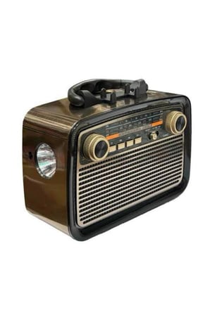 Eskitme Nostalji Tasarımlı Bluetoothlu Nostalji Radyo Ahşap Nostaljik Görünümlü - Lisinya