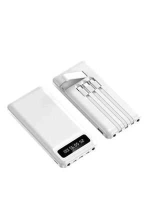 Powerbank Şarj Cihazı 4 Çıkışlı 20.000 MAH Powerbank Kompakt Yüksek Kapasiteli Hızlı Şarj - Lisinya