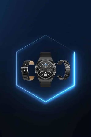 ANC Özellikli Bluetooth Kulaklık ve Amoled Ekran Akıllı Saat Uyku ve Sağlık Takibi Nabız Ölçer - Lis