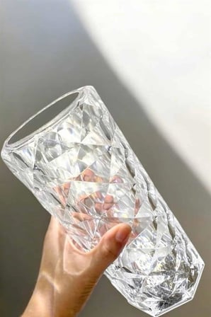 Gece Lambası Kristal Lamba Dokunmatik Şarjlı Hediyelik - Lisinya