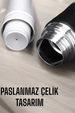 Şık ve Dayanıklı 3 Bardaklı Termos Seti Uzun Süre Isı Koruma Özellikli - Lisinya