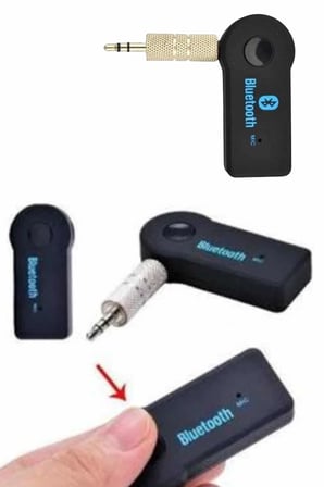 Yeni Nesil Bluetooth Aux Araç Kiti Siyah TV Tablet Telefon Araç Araba - Lisinya
