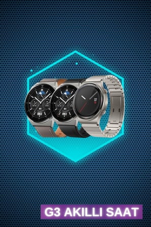 Yeni Nesil Kampanyası Bluetooth Bağlantılı Akıllı Saat ve Kablosuz Kulaklık Dijital Göstergeli - Lis