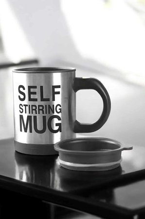 Mikser Kupa Yazılı Mug Bardak Karıştırma Özelliği - Lisinya