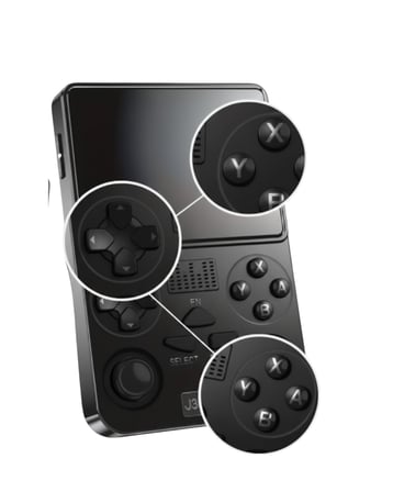 Wi-Fi Özellikli Taşınabilir Retro Oyun Konsolu Analog Joystickli - Lisinya