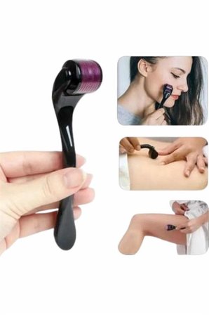 Titanyum Uçlu Derma Roller 540 İğneli 1 mm Gözenek Azaltıcı Akne İzlerine Uygun - Lisinya