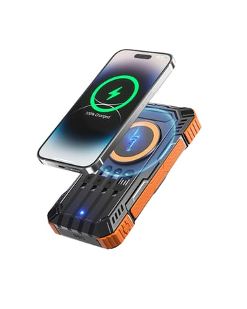 20000 mAh Powerbank Güneş Enerjili Kablosuz Şarj Hızlı Şarj Taşınabilir Batarya (Kopya) - Lisinya
