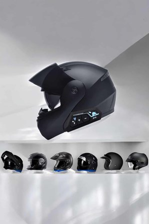 Kask Kulaklığı Motosiklet Intercom Interkom Dinleme Konuşma Özellikli Su Geçirmez - Lisinya