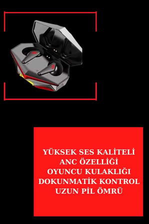 ANC Özellikli Bluetooth Kulaklık ve Amoled Ekran Akıllı Saat Uyku ve Sağlık Takibi Nabız Ölçer - Lis