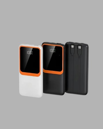 10.000 mAh Bataryalı, Dijital Göstergeli Taşınabilir Powerbank - Lisinya