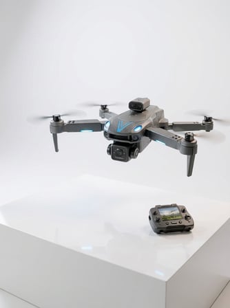 Uzaktan Kumandalı Çift Kameralı Hobi ve Fotoğraf Drone'u - Lisinya
