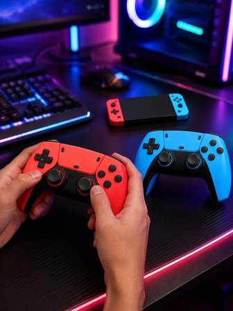 Oyun Konsolu Kablosuz Kontrolcülü Retro Oyun Eğlence Sistemi - Lisinya