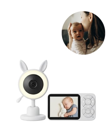 Gece Görüşlü Bebek Telsizi Besleme Hatırlatıcılı LCD Ekran Yeni Nesil - Lisinya
