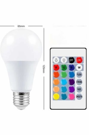 Ambiyans Aydınlatma RGB Led Lamba Kumandalı Renk Değiştirebilen - Lisinya