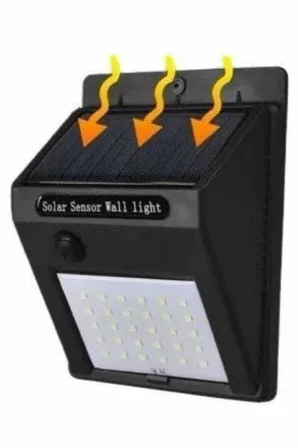 Solar Dekoratif Lambası Sensörlü Led Işık Bahçe Aydınlatma Yeni Nesil - Lisinya