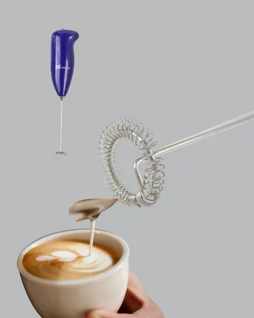 Portatif Kahve Köpürtücü – Latte, Cappuccino, Milkshake ve Puding Yapıcı - Lisinya