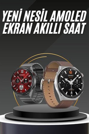 Çağrı Cevaplama Sesli Asistan Çoklu Dil Desteği 5.0 Bluetooth Akıllı Saat - Lisinya