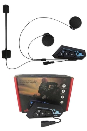 Yeni Nesil Dinleme Ve Konuşma Özellikli Intercom Kask Kulaklığı 5.0 Bluetooth - Lisinya