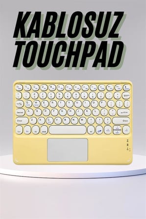 Profesyonel Wifi Q Klavye Bluetooth Klavye Touchpad 10.8 Inç Yeni Nesil - Lisinya