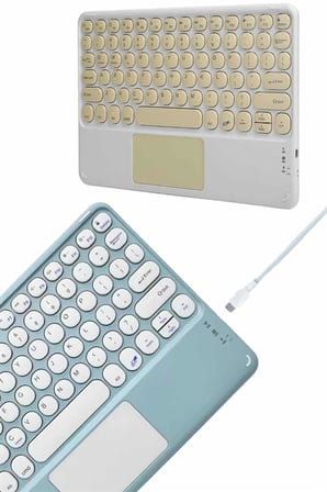Bluetooth Touchpad Klavye Ultra İnce Taşınabilir Q Klavye Yeni Nesil - Lisinya