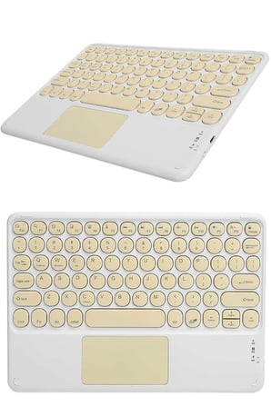 Bluetooth Touchpad Klavye Ultra İnce Taşınabilir Q Klavye Yeni Nesil - Lisinya
