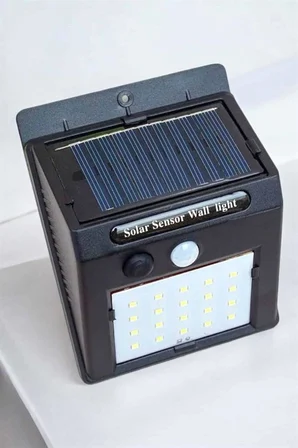 Solar Lamba Giriş, Bahçe Yol Avlu Hareket Sensörlü Led Parlak Gece Su Geçirmez - Lisinya