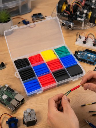 560 Makaron Seti Elektrik ve Elektronik Kablo İzolasyon Tamir Seti - Lisinya
