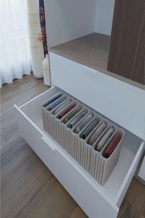 11 Bölmeli Dolap ve Çekmece Içi Düzenleyici Akordiyon Organizer M-00500 (6 Adet) ( Lisinya )