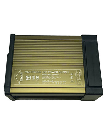 Dış Mekan Yağmur Geçirmez Güç Kaynağı DC12V 400W Trafo