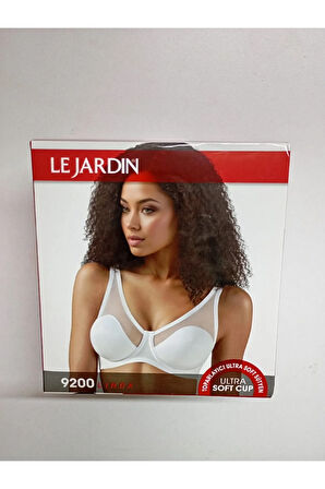 Lejardin 9200 B Cup Linda Toparlayıcı Soft Cup Sütyen-Beyaz