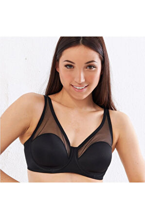 Lejardin 9200 B Cup Linda Toparlayıcı Soft Cup Sütyen-Siyah